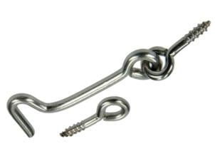 Mack crochet contrevent 6x0,4 cm inox