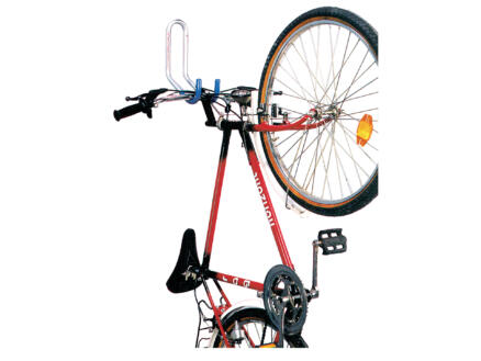 Mottez crochet double pour vélo avec fixation murale 1