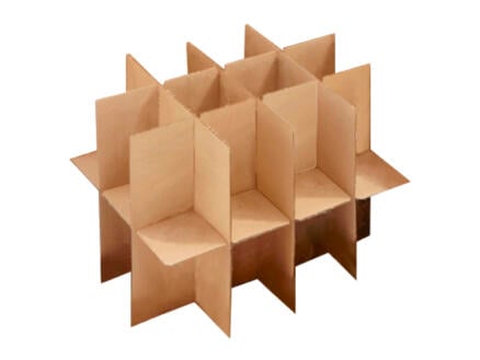 Mottez croisillons pour carton de déménagement 12-24 verres