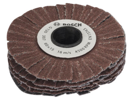 Bosch cylindre abrasif souple pour PRR 250 ES K120 60x15 mm 1