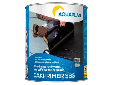 Aquaplan dakprimer SBS voor zelfklevende dakrol 1l 1