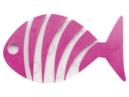 Differnz décoration de bain 7,3x13 cm mini poisson rose 1