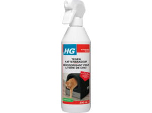 HG désodorisant litière de chat 500ml
