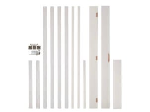 Solid deurkast multiplex brandwerend 202x16,5 cm voorgeverfd