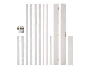 Solid deurkast multiplex brandwerend 202x40 cm voorgeverfd