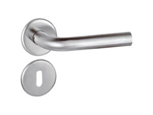 Linea Bertomani deurklinkset op rozet 19mm inox