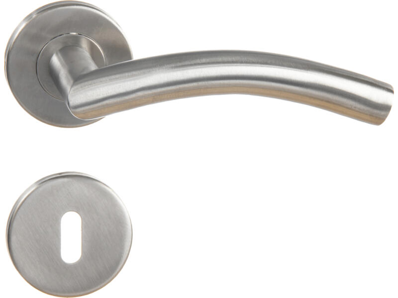 Linea Bertomani Deurkruk roz+slpl inox