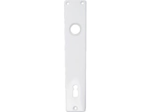 Linea Bertomani deurplaat 110mm aluminium wit 2 stuks