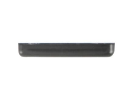 Linea Bertomani deurplaat 72mm aluminium zwart 2 stuks 1