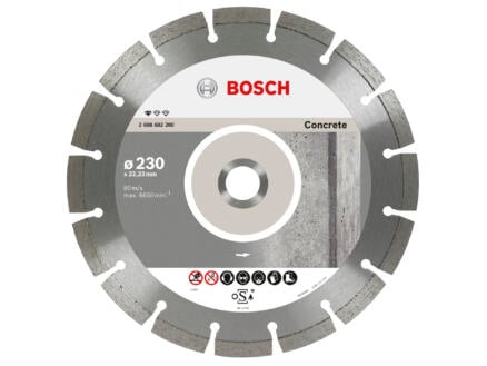 Bosch Professional diamantschijf beton 230x2,3x22,23x10 mm 1