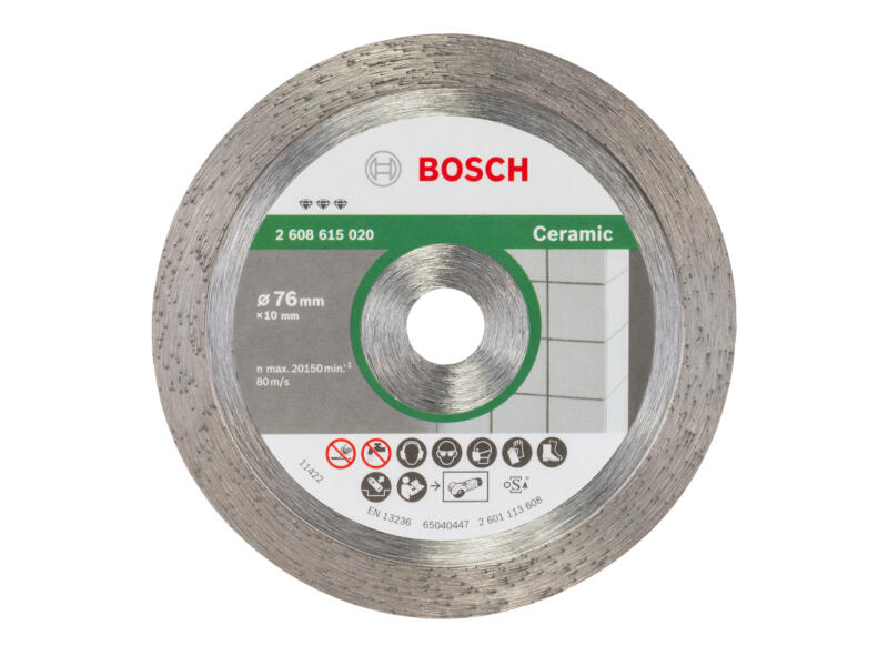 Bosch Professional diamantschijf keramiek 76x1,9x10 mm
