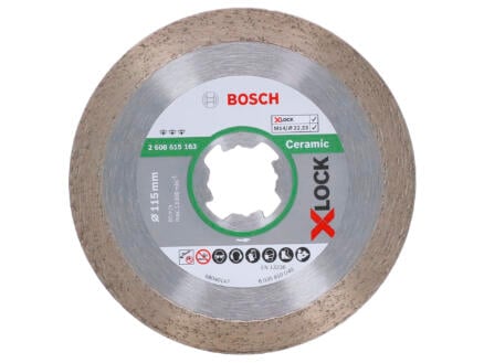 Bosch Professional diamantschijf keramiek X-lock 115x22,23x1,6 mm