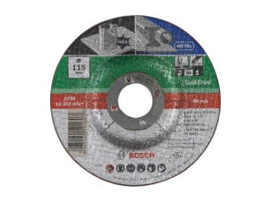 Bosch disque à tronçonner 2-en-1 inox/métal 115x2,5x22,23 mm bombé