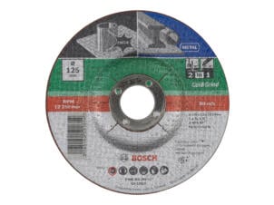 Bosch disque à tronçonner 2-en-1 inox/métal 125x2,5x22,23 mm bombé