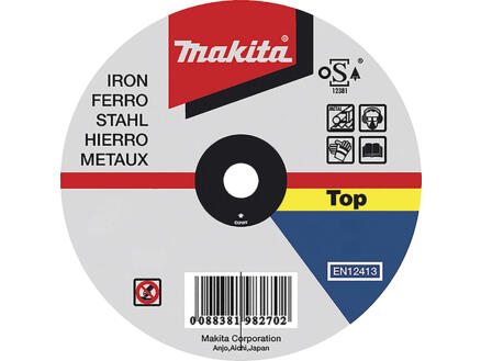 Disque à Tronçonner Makita 125 X 1,2 Mm INOX - Coupe Précise Et Robuste Sur Acier Inoxydable
