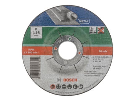 Bosch disque à tronçonner métal 115x2,5x22,23 mm bombé 5 pièces 1