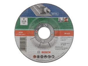 Bosch disque à tronçonner métal 115x2,5x22,23 mm bombé 5 pièces