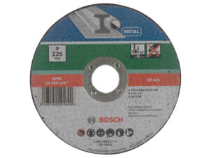 Bosch disque à tronçonner métal 125x2,5x22,23 mm plat