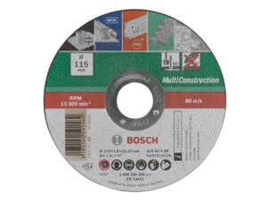 Bosch disque à tronçonner multifonction 115x1x22,23 mm plat
