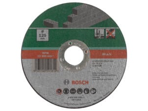 Bosch disque à tronçonner pierre 125x3x22,23 mm plat