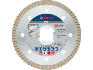 Bosch Professional disque diamant céramique X-lock 115x22,23x1,4 mm