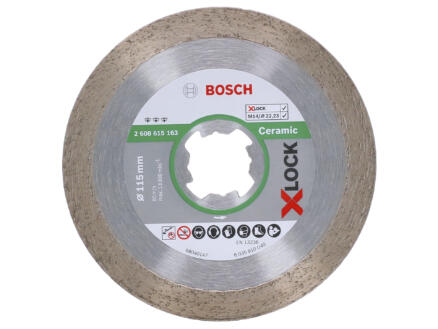 Bosch Professional disque diamant céramique X-lock 115x22,23x1,6 mm 1