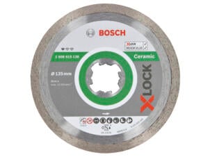 Bosch Professional disque diamant céramique X-lock 125x22,23x1,6 mm
