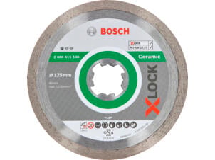 Bosch Professional disque diamant céramique X-lock 125x22,23x1,6 mm