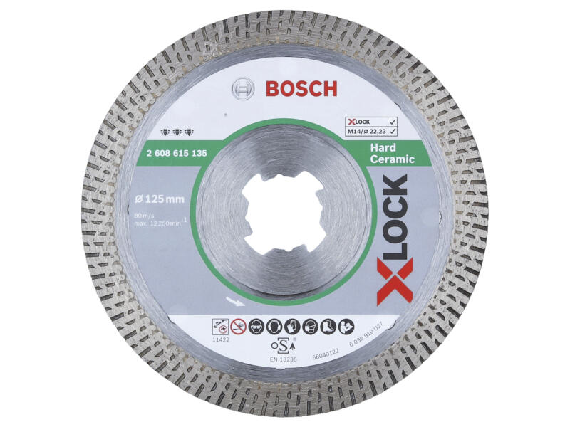 Bosch Professional Diamanttrennscheibe – 125 Mm Für Abrasive Materialien, Passend Für Winkelschleifer