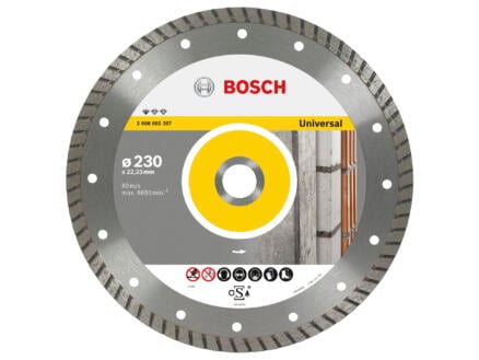 Bosch Professional disque diamant universel construction 230x2,5x22,23x10 mm 1