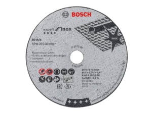 Bosch Professional doorslijpschijf inox 76x10x1 mm 5 stuks