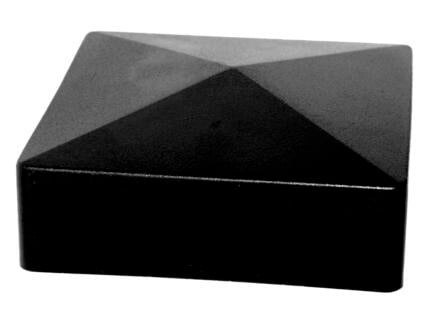 Giardino dop vierkante paal 60mm zwart 1