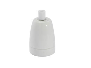 Chacon douille E27 céramique blanc