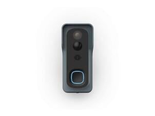 Qnect draadloze deurbel wifi/video zwart