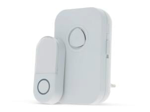 Ceezam draadloze deurbelset plug-in 100 m 38 melodieën wit