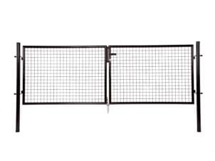 Giardino dubbele poort 300x200 cm zwart