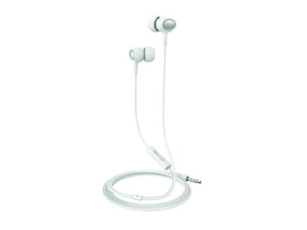 Celly écouteurs intra-auriculaires blanc avec microphone intégré 1