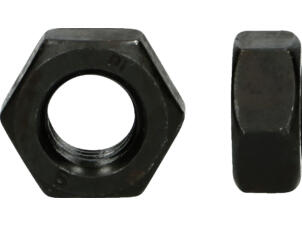 Pgb-fasteners écrou hexagonal Kl8 DIN934 M8 noir 12 pièces