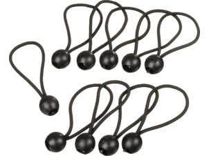 Nature elastische band met ogen 10 stuks