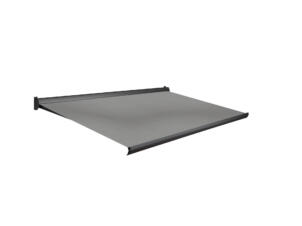 Domasol elektrische zonneluifel F10 300x250 cm lichtgrijs streep D292 met antraciet frame RAL 7016