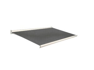 Domasol elektrische zonneluifel F10 350x250 cm antraciet D131 met crèmewit frame RAL 9001