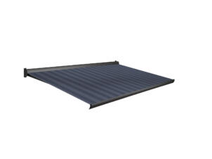 Domasol elektrische zonneluifel F10 400x250 cm blauw D390 met antraciet frame RAL 7016