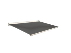 Domasol elektrische zonneluifel F10 550x250 cm grijs D367 met crèmewit frame RAL 9001