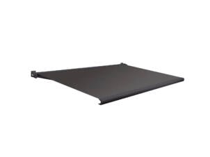 Domasol elektrische zonneluifel F20 500x300 cm + afstandsbediening donkerbruin met antracietgrijs frame