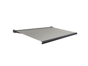 Domasol elektrische zonneluifel F20 500x300 cm + afstandsbediening grijs met antracietgrijs frame