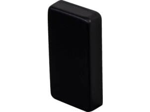 CanDo embout de rampe d'escalier 25x50 mm métal noir mat 2 pièces