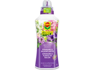 Compo engrais liquide géraniums & plantes de balcon 900ml + 100ml gratuit