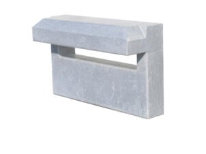 VASP entrée de boîte aux lettres pierre bleue