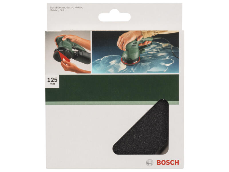 Bosch éponge de polissage auto-agrippant 125mm