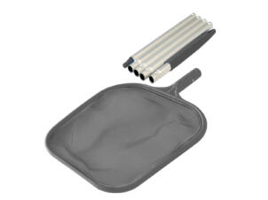 Kokido épuisette de surface avec manche 122cm gris